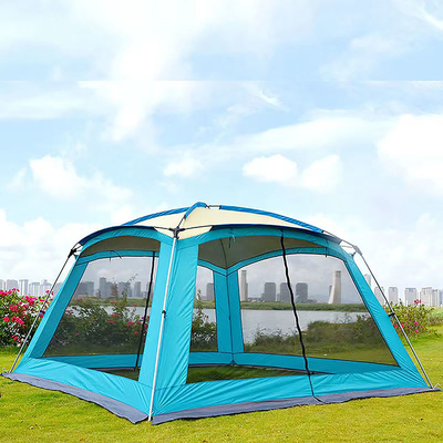 چادر ورزشی ضد آب 210D در فضای باز 360*360*220cm خانواده چادر پاپ آپ اتوماتیک