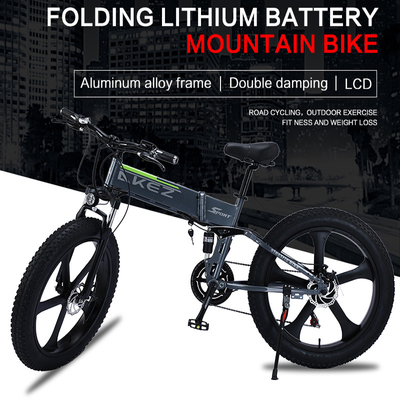 صفحه نمایش LED قاب دم نرم آلیاژ منیزیم دوچرخه برقی باتری لیتیومی 40 کیلومتر بر ساعت