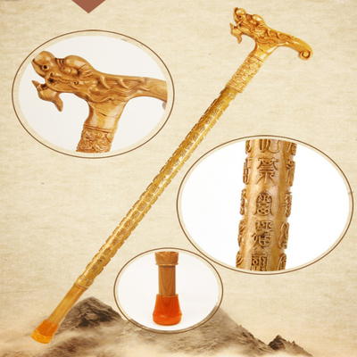 عصای پیاده روی چوب لاستیکی T Handle , عصای پیاده روی چوبی هلو برای بزرگسالان