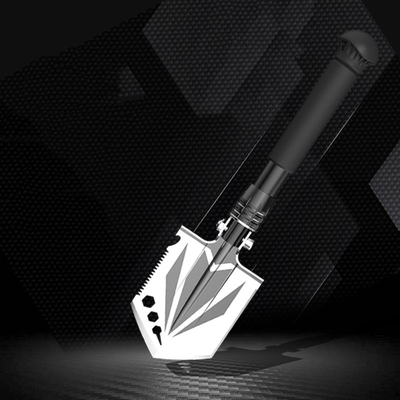 8 اینچی سر چند منظوره All In One Military Shovel 3Cr13 Self Defense