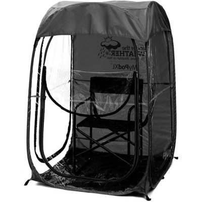 210D آکسفورد پارچه تک لایه آب و هوا غلاف Under The Weather Chair Pod بازی تماشای چادر